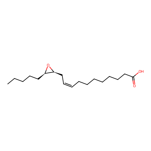 Vernolic acid, cis-(+)- structure