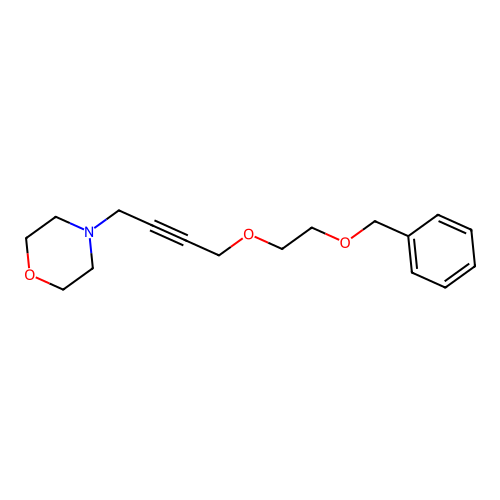 4-(4-(2-(Benzyloxy)ethoxy)but-2-yn-1-yl)morpholine structure