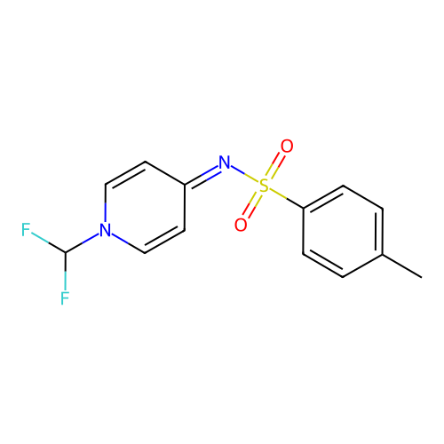 N-(1-(difluoromethyl)pyridin-4(1H)-ylidene)-4-methylbenzenesulfonamide structure