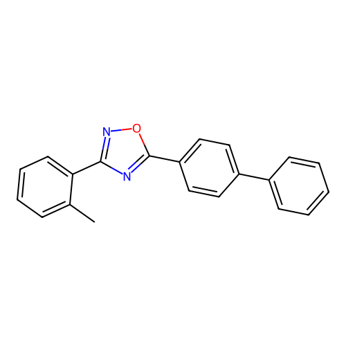 5-(Biphenyl-4-yl)-3-(2-methylphenyl)-1,2,4-oxadiazole structure