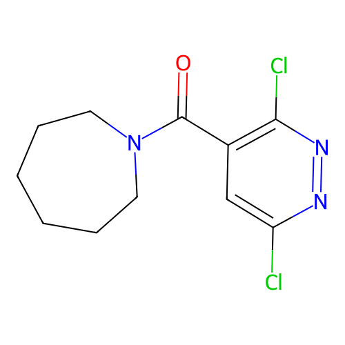 1-(3,6-Dichloropyridazine-4-carbonyl)azepane structure