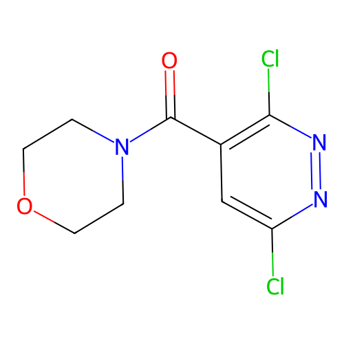 4-(3,6-Dichloropyridazine-4-carbonyl)morpholine structure