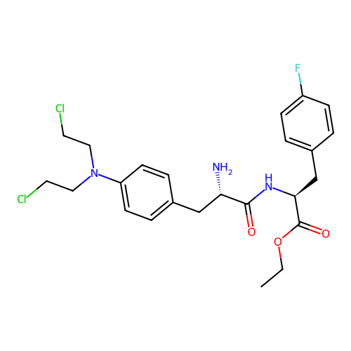Melphalan Flufenamide structure