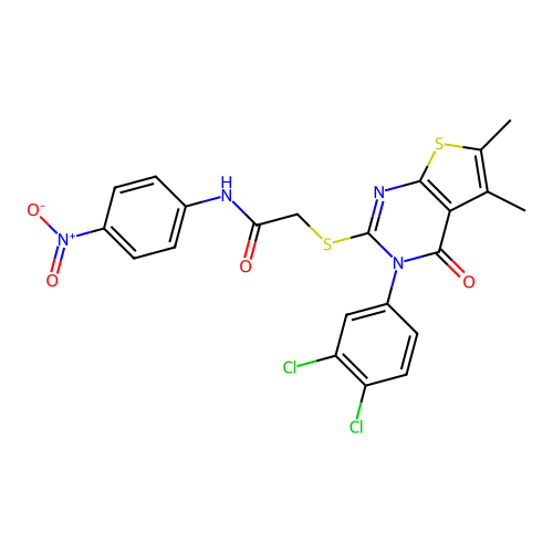 C22H16Cl2N4O4S2 structure
