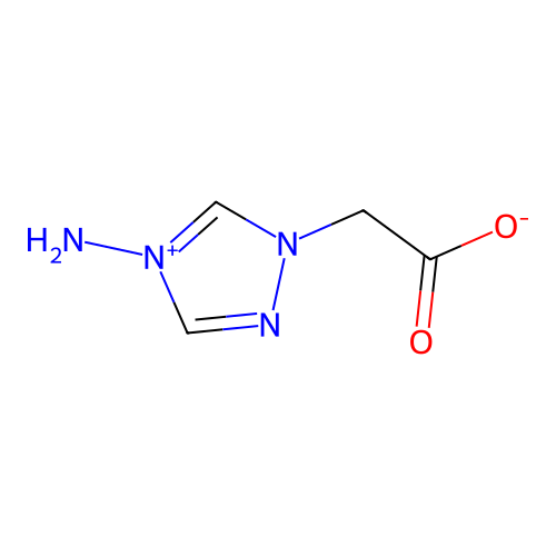 2-(4-Amino-1,2,4-triazolyl)acetic acid structure