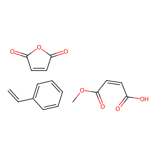 furan-2,5-dione;(Z)-4-methoxy-4-oxobut-2-enoic acid;styrene structure