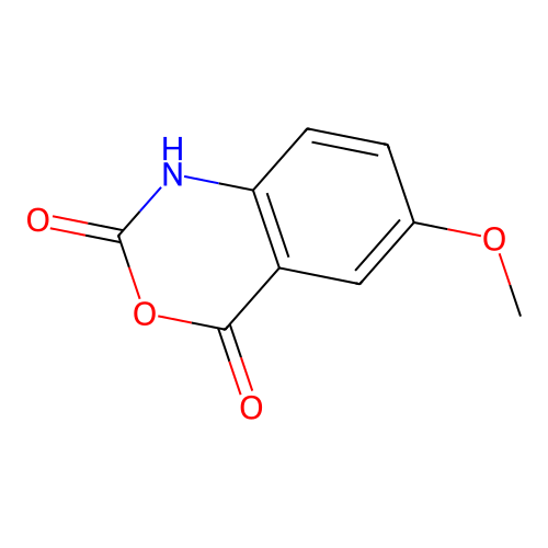 6-methoxy-2,4-dihydro-1H-3,1-benzoxazine-2,4-dione structure