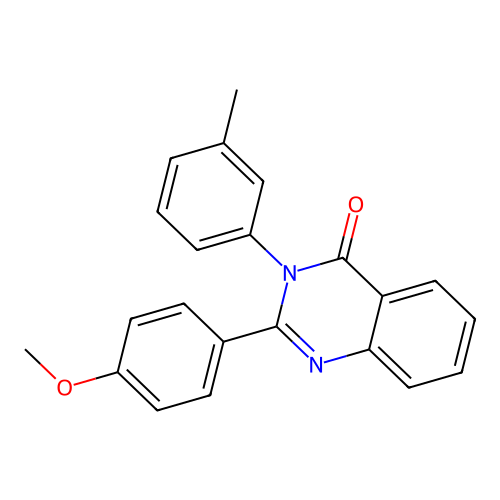 2-(4-methoxyphenyl)-3-(3-methylphenyl)quinazolin-4(3H)-one structure