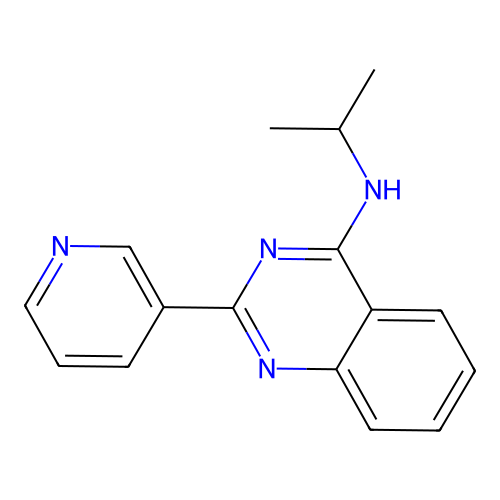 N-异丙基-2-(吡啶-3-基)喹唑啉-4-胺 structure