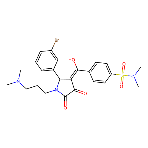 C24H28BrN3O5S structure