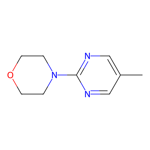 4-(5-Methyl-2-pyrimidinyl)morpholine structure