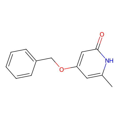 6-methyl-4-phenylmethoxy-1H-pyridin-2-one structure