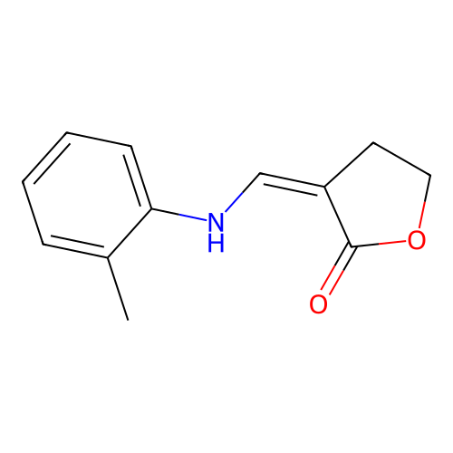 3-[(2-Methylanilino)methylidene]oxolan-2-one structure