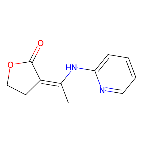 3-(1-(Pyridin-2-ylamino)ethylidene) dihydrofuran-2(3h)-one structure