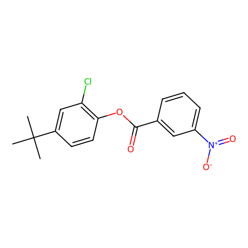 4-Tert-butyl-2-chlorophenyl 3-nitrobenzoate structure