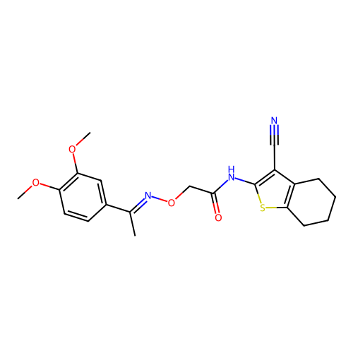 C21H23N3O4S structure