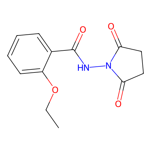 N-(2,5-dioxopyrrolidin-1-yl)-2-ethoxybenzamide structure