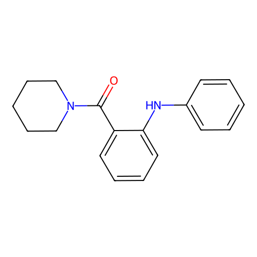 (2-Anilinophenyl)-piperidin-1-ylmethanone structure