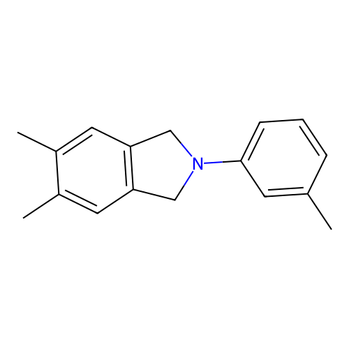 5,6-Dimethyl-2-(3-methylphenyl)isoindoline structure