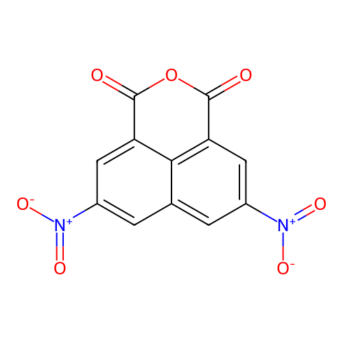 3,6-Dinitronaphthalic anhydride structure
