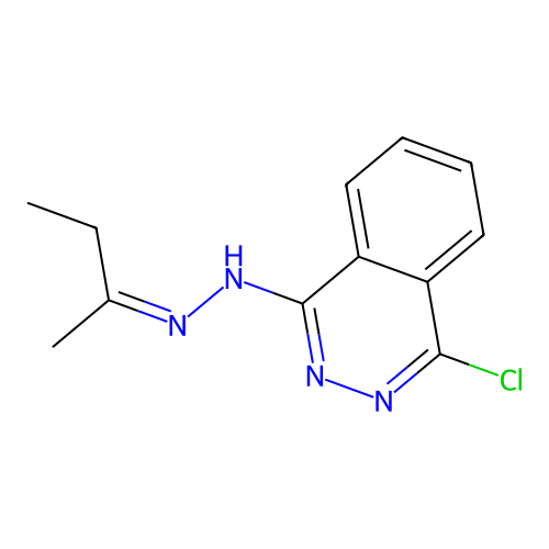 N-(butan-2-ylideneamino)-4-chlorophthalazin-1-amine structure