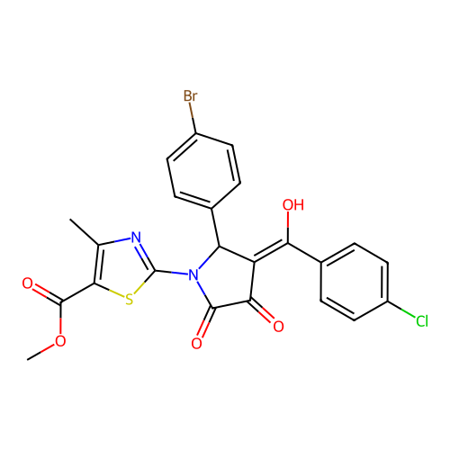 C23H16BrClN2O5S structure