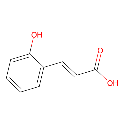 邻香豆酸 structure