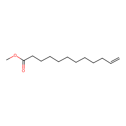 Methyl dodec-11-enoate structure