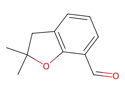 2,2-Dimethyl-2,3-dihydro-1-benzofuran-7-carbaldehyde structure