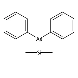 Arsine, diphenyl(trimethylsilyl)- structure