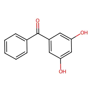 Benzophenone, 3,5-dihydroxy- structure