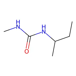 N-Butan-2-yl-N'-methylurea structure
