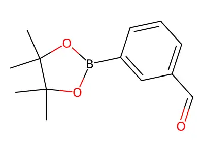 3-Formylphenylboronic acid pinacol ester structure