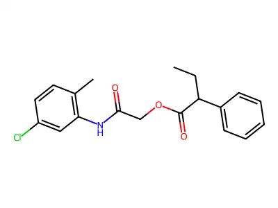 2-((5-Chloro-2-methylphenyl)amino)-2-oxoethyl 2-phenylbutanoate structure