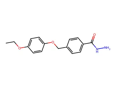 4-[(4-Ethoxyphenoxy)methyl]benzohydrazide structure