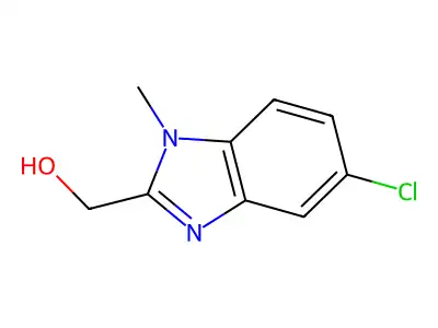 (5-Chloro-1-methyl-1H-benzo[d]imidazol-2-yl)methanol structure