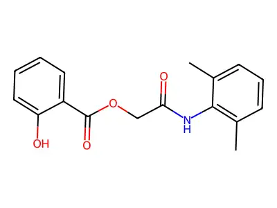[2-(2,6-Dimethylanilino)-2-oxoethyl] 2-hydroxybenzoate structure
