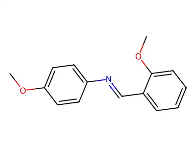 N-(2-Methoxybenzylidene)-P-anisidine structure