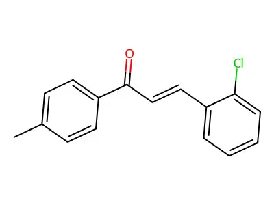 3-(2-Chlorophenyl)-1-(p-tolyl)prop-2-en-1-one structure