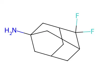 4,4-Difluoroadamantan-1-amine structure