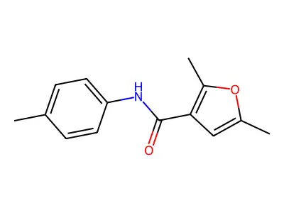 2,5-dimethyl-N-(4-methylphenyl)furan-3-carboxamide structure