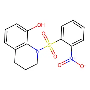 1-((2-Nitrophenyl)sulfonyl)-1,2,3,4-tetrahydroquinolin-8-ol structure