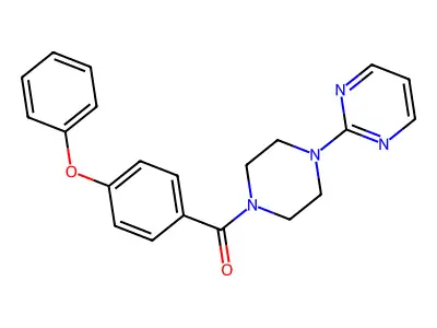 2-[4-(4-Phenoxybenzoyl)piperazin-1-yl]pyrimidine structure