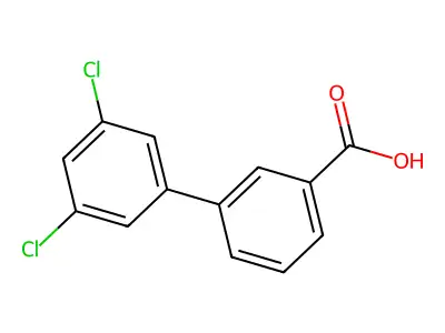 3-(3,5-dichlorophenyl)benzoic Acid structure