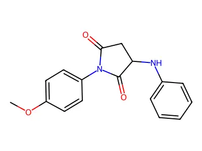 1-(4-Methoxyphenyl)-3-(phenylamino)pyrrolidine-2,5-dione structure