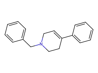 1-Benzyl-4-phenyl-1,2,3,6-tetrahydropyridine structure