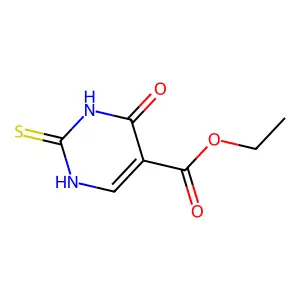 Ethyl 1,2,3,4-tetrahydro-4-oxo-2-thioxo-5-pyrimidinecarboxylate structure