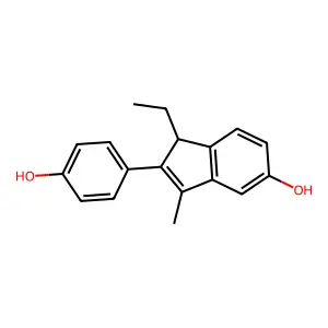(RS)-Indenestrol B structure
