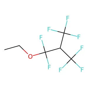 1-Ethoxy-1,1,3,3,3-pentafluoro-2-(trifluoromethyl)propane structure