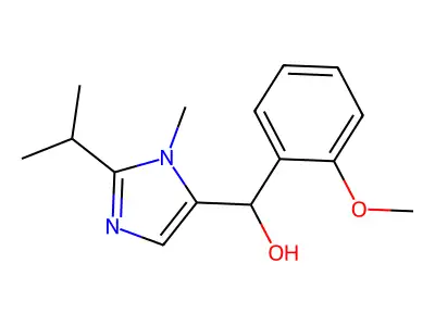 (2-Methoxyphenyl)-(3-methyl-2-propan-2-ylimidazol-4-yl)methanol structure
